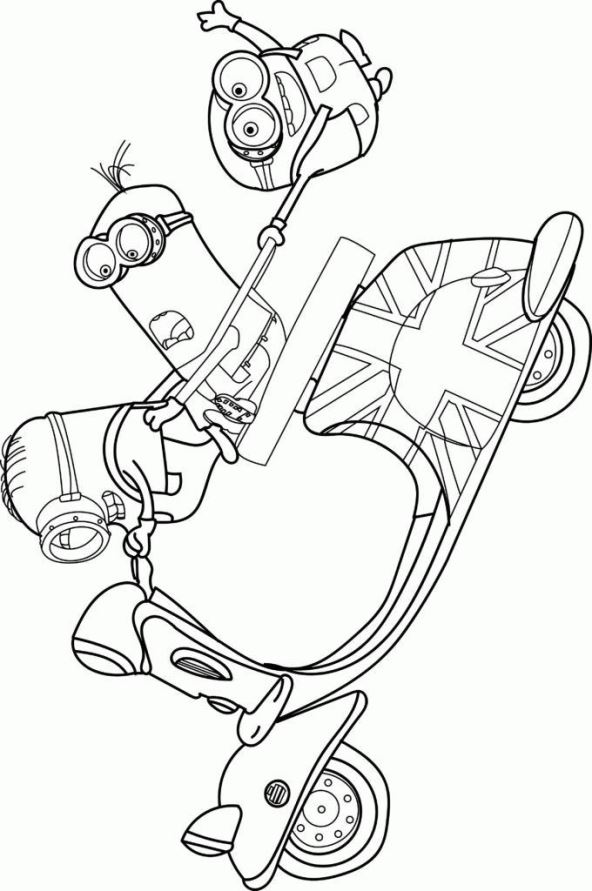 Kids-n-fun.com | Coloring page Minions minions 28